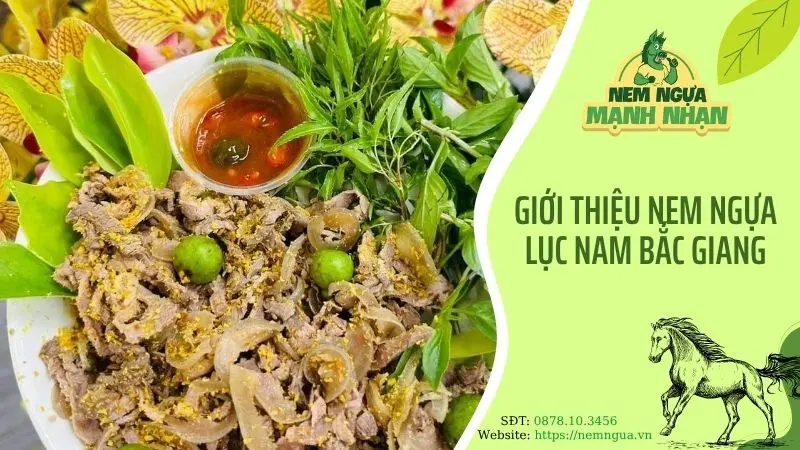 Giới thiệu về nem ngựa Lục Nam Bắc Giang