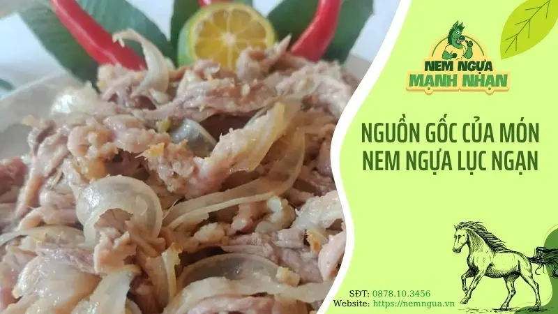 Nguồn gốc của món nem ngựa Lục Ngạn